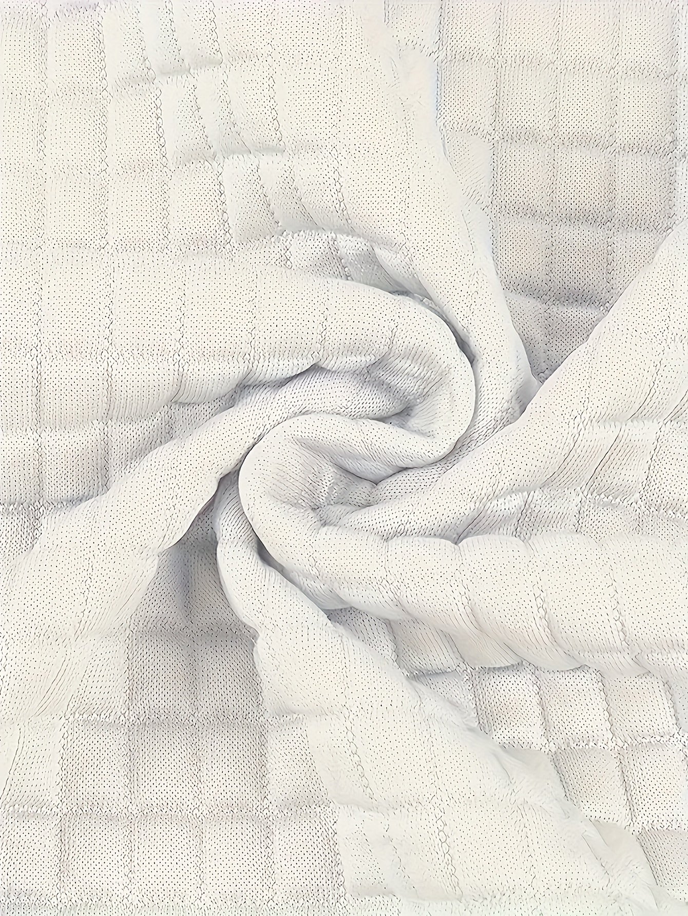 Camping Adventure Waffle Knit Sweatshirt - Tent & Campfire Print