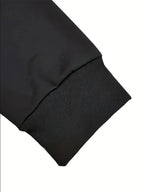 Oversized Plush Lounge Set - Warm Sweatshirt & Drawstring Pants