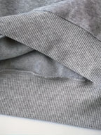 "Merry Christmas" Cozy Gray Lounge Set - Sweatshirt & Shorts