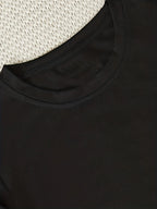 "Ew, People" Y2K Baby Tee - Striped Black Cat Graphic