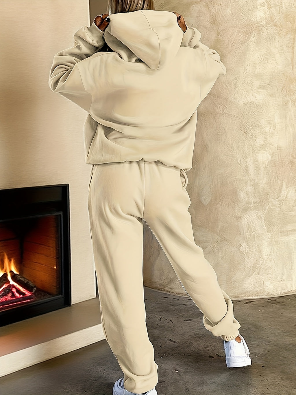 "Merry and Bright" Christmas Fleece Set - Hoodie & Sweatpants