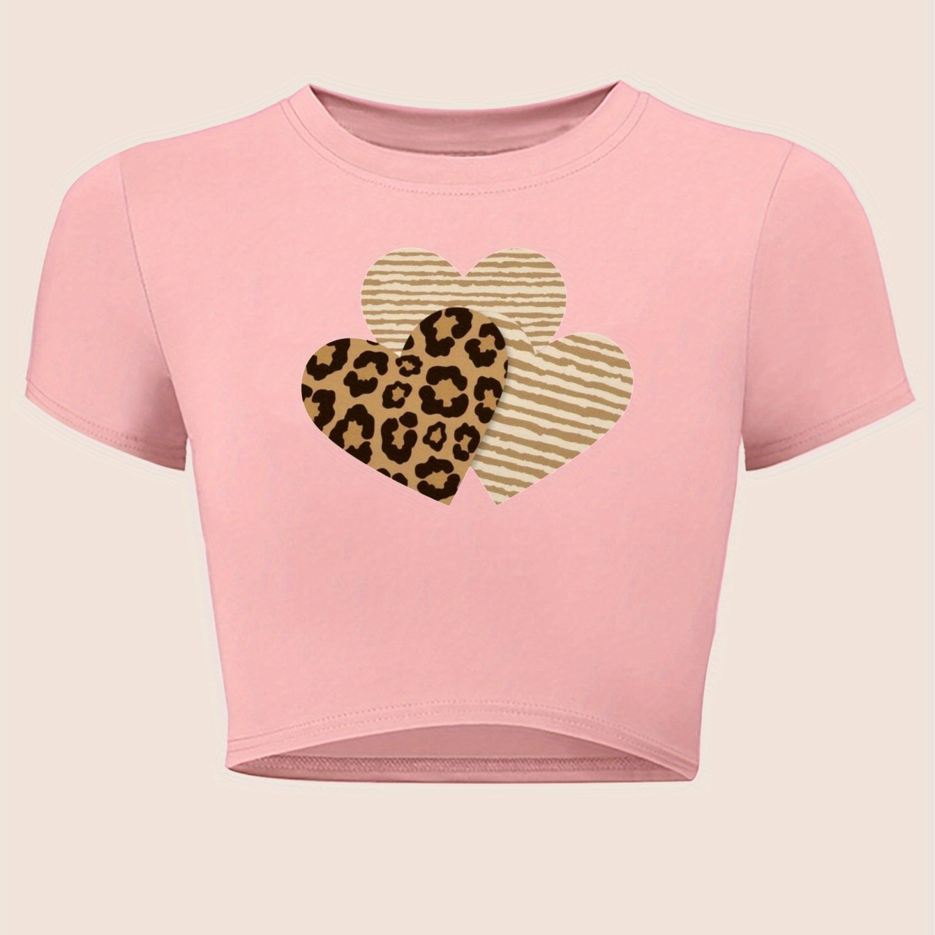 Women’s “KISS ME IT’s MY BIRTHDAY” Y2K Graphic Crop Top – Black Slim Fit Tee with Heart Design