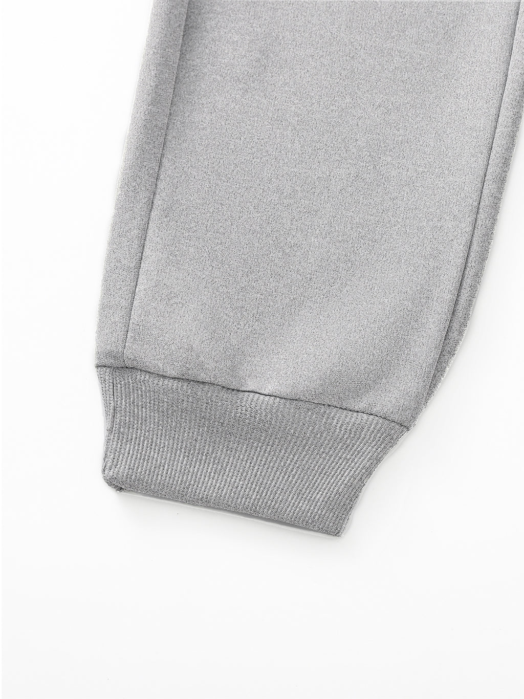 "Love" Heartbeat Graphic Joggers - Black Drawstring Pants