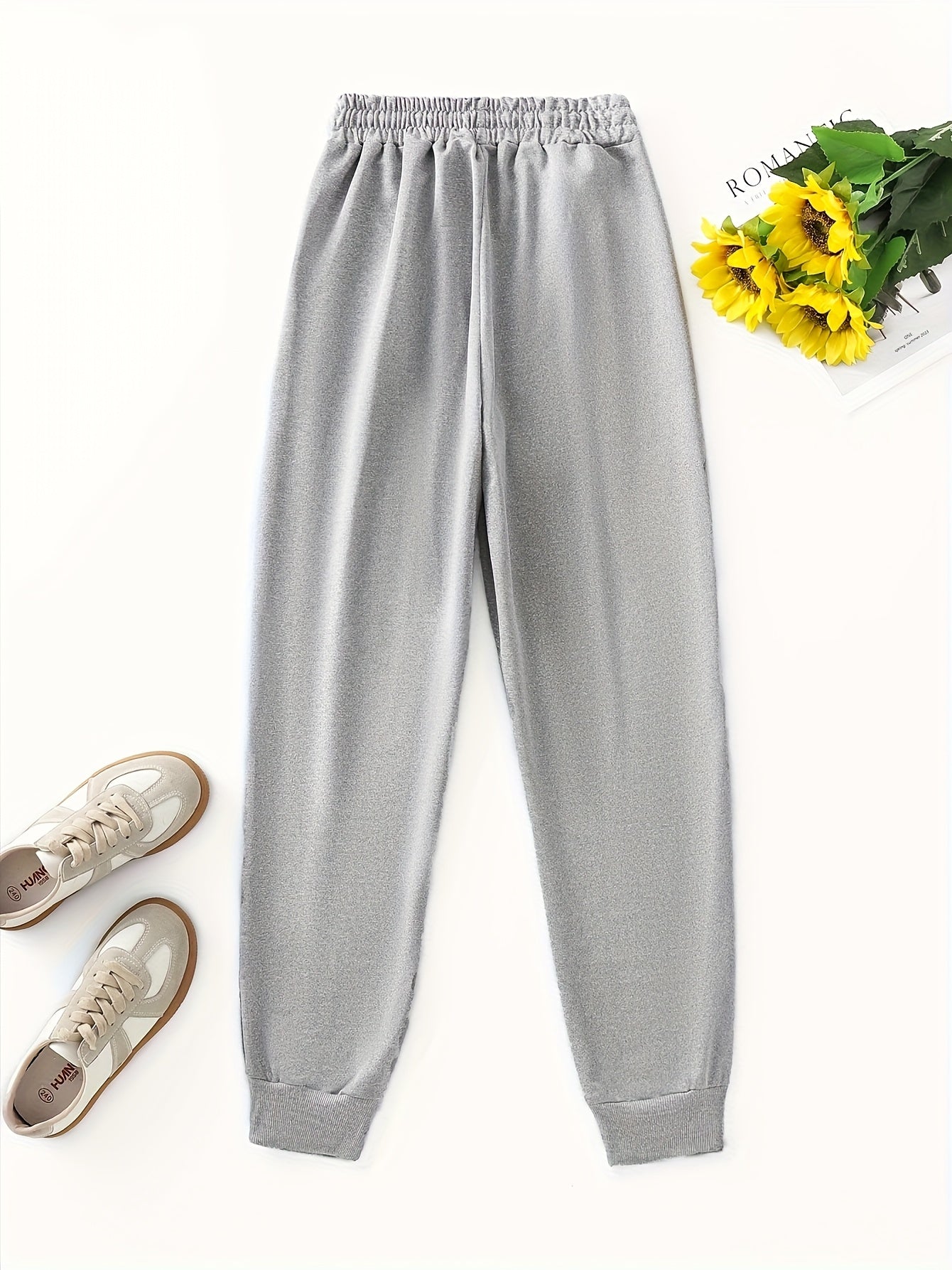 "Los Angeles California" Streetwear Joggers - Black Graphic Sweatpants