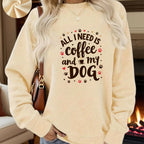 "All I Need Is Coffee & My Dog" Crewneck Sweatshirt